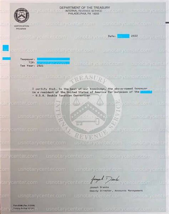 What does resident mean on tax form?