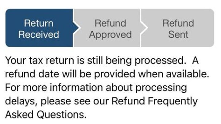 What does your refund has been applied mean?