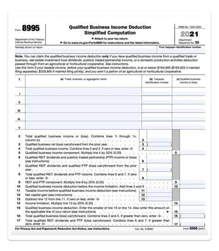 What form do I use for Qbi deduction?