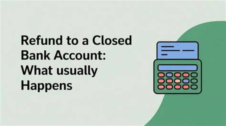 What happens if I get a refund to a closed bank account?