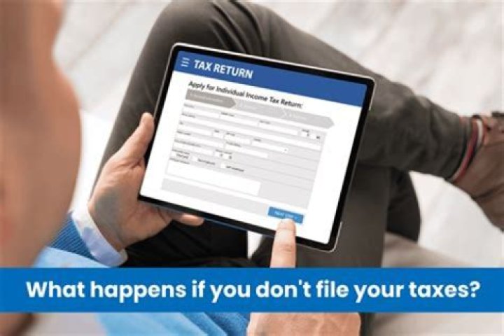 What happens if tax return is not filed on time?