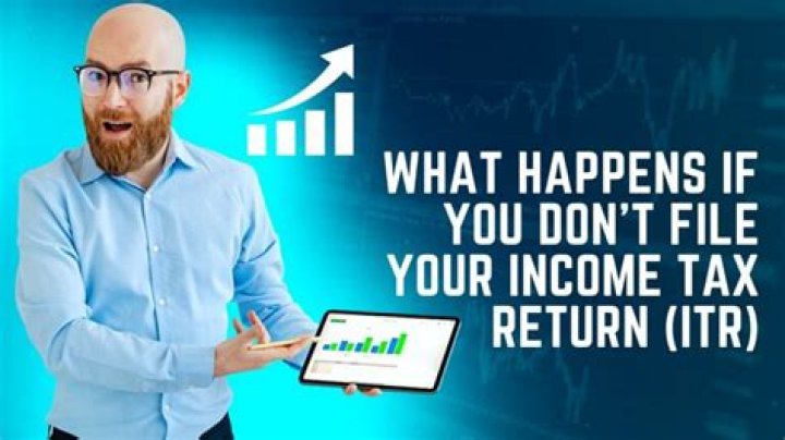 What happens if you do not file your income tax return?