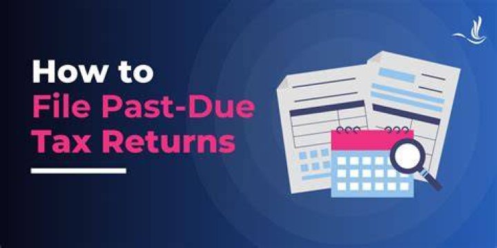 What happens if you owe taxes on a past due tax return?