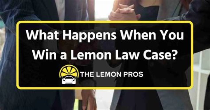 What happens if you win a lemon law case?