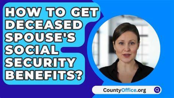 What happens to your Social Security benefits when your spouse dies?