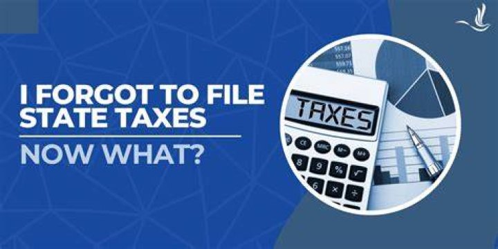 What if I forgot to file my state taxes?