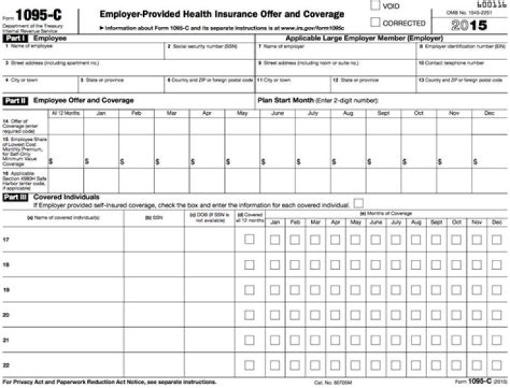 What if I received a 1095 C after I filed my taxes?