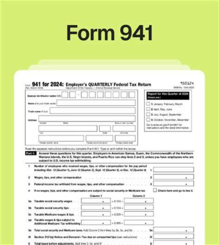 What is a 941s tax form?