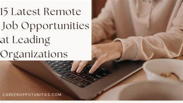 What is a remote job opportunity?