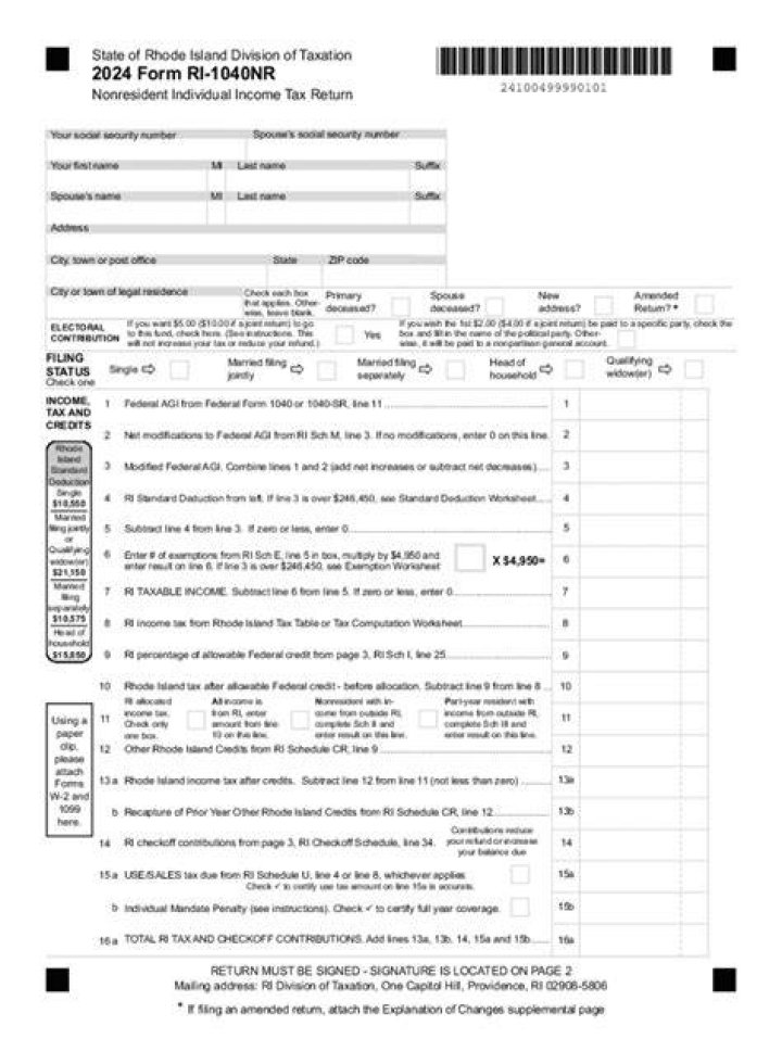 What is a RI 1040?