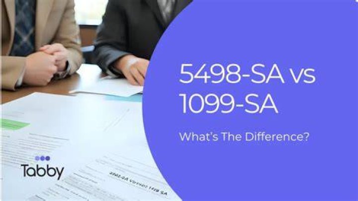 What is the difference between a 5498 and 1099?