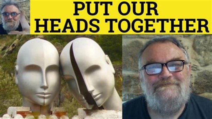 What is the meaning of the phrase put their heads together?