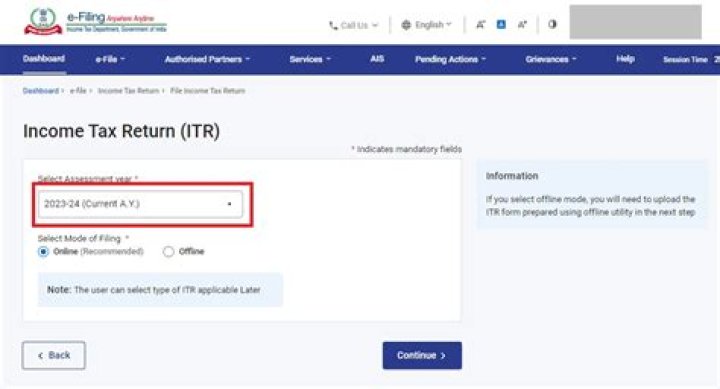 What is the minimum income for filing ITR India?