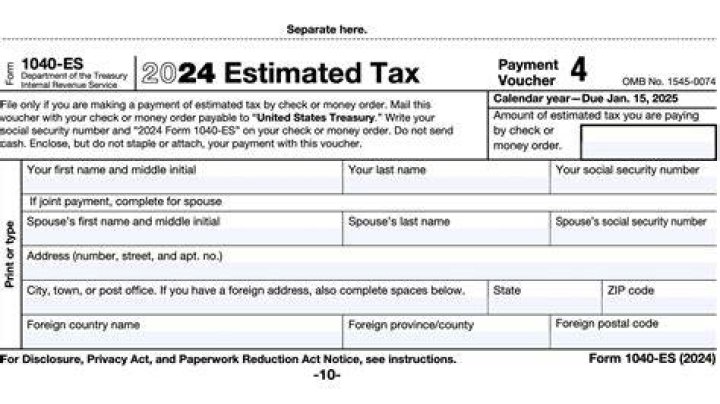 What is the required annual estimated tax payment for a single individual?