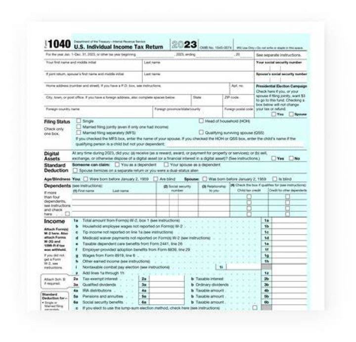 What is the simplest tax form to fill out when filing taxes?