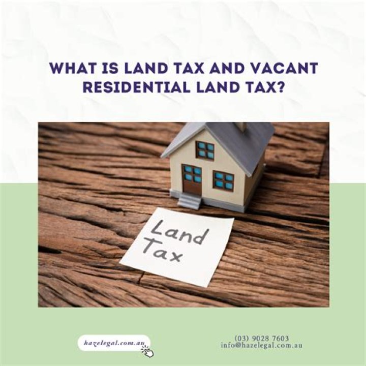 What is the tax treatment of the vacant land?