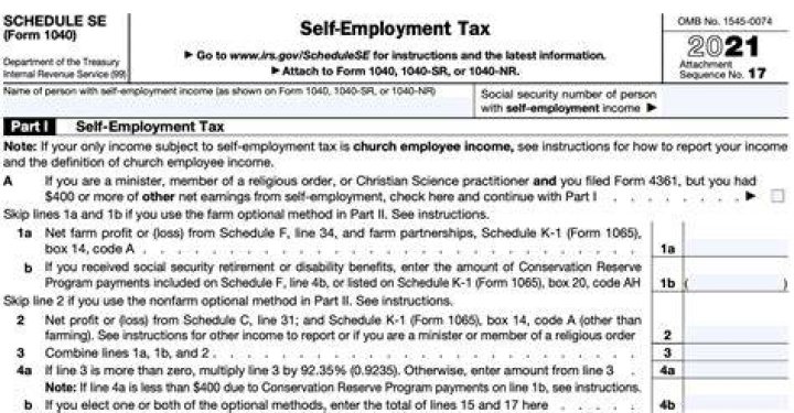 What line is self-employment income on 1040?