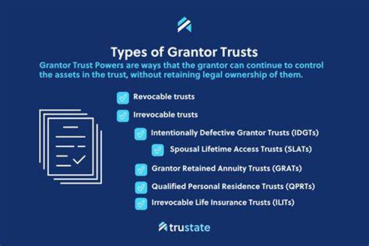 What powers make a trust a grantor trust?