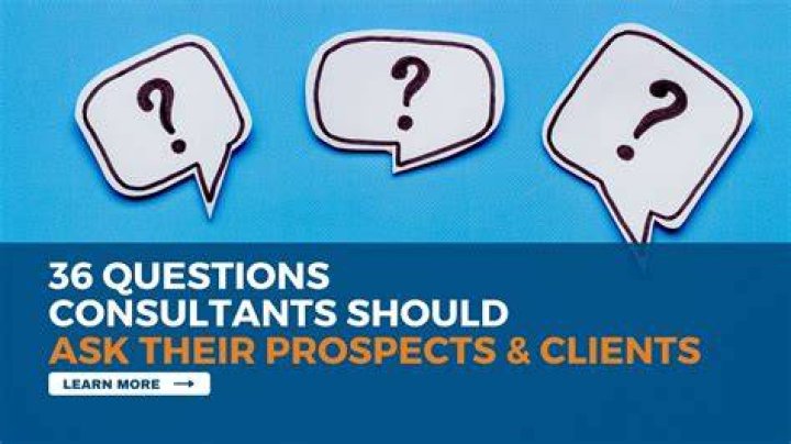 What questions do business consultants ask?