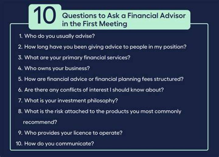 What questions should you ask at your first meeting?