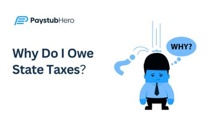 What to do when you owe state taxes?
