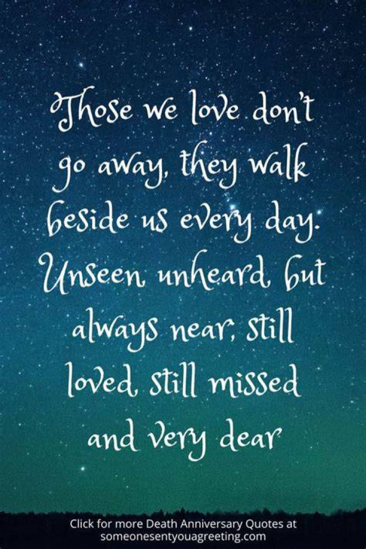 What to say to someone on the anniversary of a death of a wife?