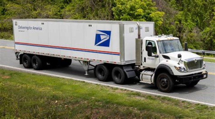 What truck does USPS use to deliver packages?