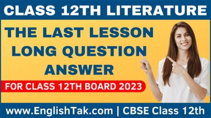 What was the last answer to the question?
