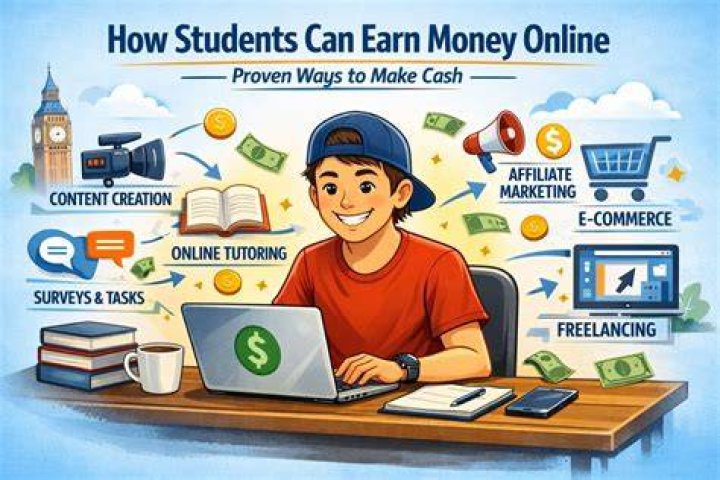 When do college students start earning their own money?