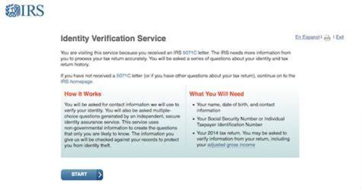 When does the IRS ask for identity verification?