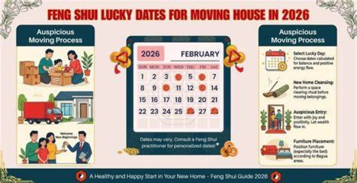 When is the auspicious date to move into a new house?