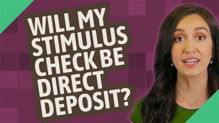 When should I expect my stimulus check for direct deposit?