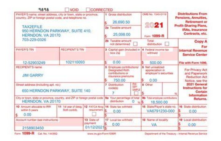 When to file a 1099-R pension distribution?