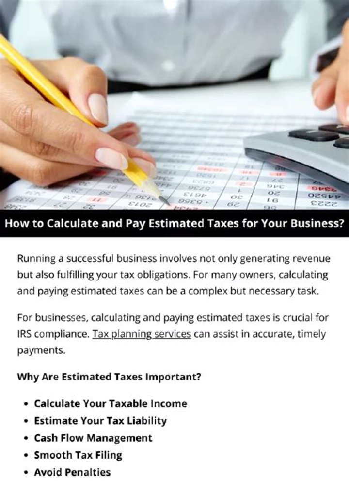 When to pay estimated taxes for estimated tax purposes?