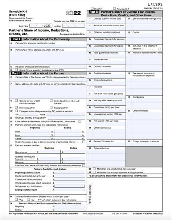 Where do I put Schedule K-1 on my tax return?