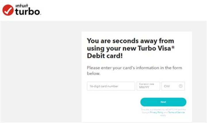 Where is my Turbo Tax debit card?