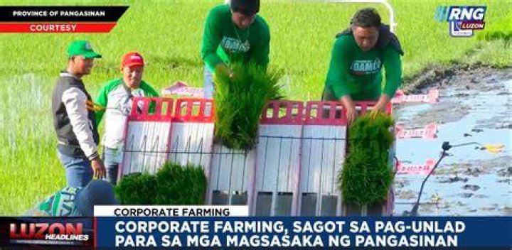 Which company is into corporate farming?