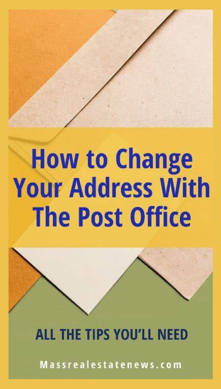 Who gets notified when you change your address?