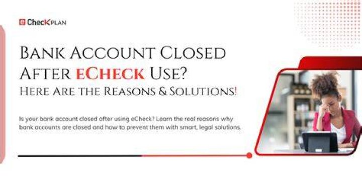 Why is a check from a closed account?