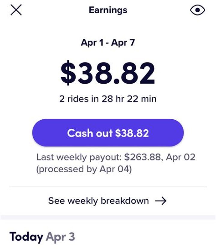 Why is LYFT not letting me cash out?
