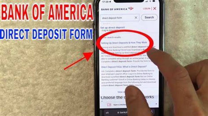 Why is my direct deposit not in my bank of America account?