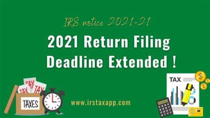 Will tax filing be extended in 2021?